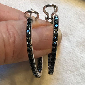 black spinel hoops